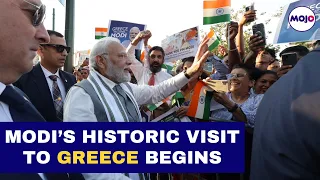 PM Modi Arrives In Greece On 1st Prime Ministerial Visit In 40 Years, Gets Warm Welcome