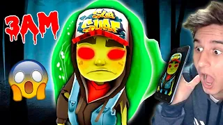 NUNCA JOGUE SUBWAY SURFERS ás 03:00 da MANHÃ ! 😱