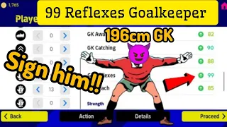 Strong Goalkeeper with 99 Reflexes🥵!! Most underrated goalkeeper in eFootball 2024 || Cheapest GK