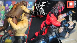 ATTITUDE ERA STREET FIGHT | Undertaker & Big Show vs Kane & Mankind (WWE Figures Stop Motion)