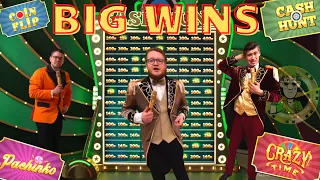 Crazy Time BIG WINS!! 🤑 20x Multiplier 2000x Cash Hunt 500x Crazy Time!!