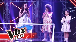 Shaireth, María Laura and Valeria sing at the Super Battles | The Voice Kids Colombia 2021
