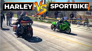 Harley vs Sportbikes