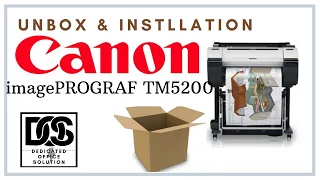 Unbox  Canon imagePROGRAF TM5200 A1 24" , A1 Roll Form