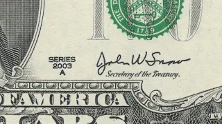 How series years and signatures work on $2 bills and other currency