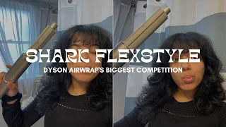 testing out the new shark flexstyle on thick and curly hair!!! dyson airwrap dupe???