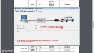 Toyota PCM reprogramming with a J2534 Device