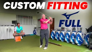 Senior golfer gets FULL custom fit from mizuno