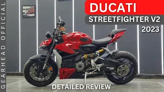 2023 Ducati Streetfighter V2 | Detailed Review | Specs, Exhaust, Price | Gearhead Official