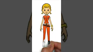 #shorts Как нарисовать девочку из мультика Робокар Поли How to draw a girl Robocar Poli