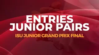 Entries Junior Pairs | Vancouver 2018 | #JGPFigure