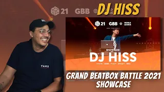 DJ Hiss | GRAND BEATBOX BATTLE 2021: WORLD LEAGUE | Showcase | REACTION