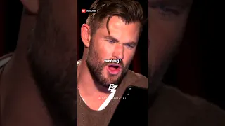 Chris Hemsworth Gets All The Questions Wrong 😂 #shorts #chrishemsworth #thor #marvel #avengers #quiz
