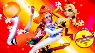 [Miraculous Ladybug] Queen Bee x Miss Hound DUET TRANSFORMATION (Chloe x Sabrina) 🐶🐝🧡💛