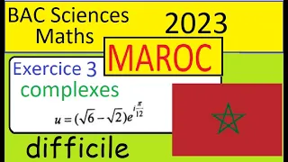 Examen national BAC Sciences MATHS MAROC 2023- Corrigé Exercice 3 complexe congruence fermat