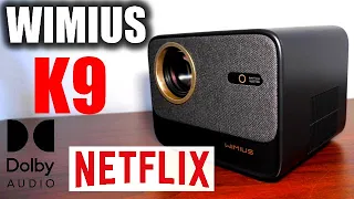 WIMIUS K9 LE VIDEOPROJECTEUR CERTIFIÉ NETFLIX ET DOLBY AUDIO 📽️