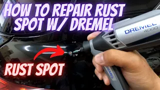 Rust Spot Repair on Car using a DREMEL