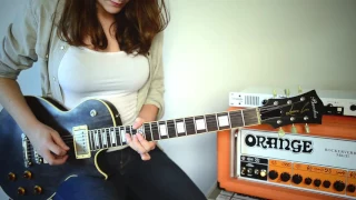 Laura Cox - Jamming on my Orange Rockerverb 50 MKIII