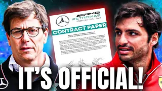 Carlos Sainz In TROUBLE After Manager's 2025 Contract Update!