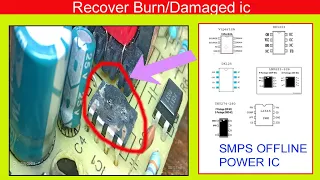 SMPS Power Supply in hindi/Damaged ic Recover@Unity_Electronics