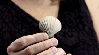 How to sculpt a seashell with clay video lesson