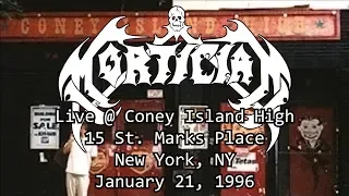 Mortician Live January 21, 1996 Coney Island High, 15 St Marks Place, New York, NY