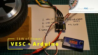 VESC + Arduino == 1kW Robotics Projects! (Featuring SimpleFOC)