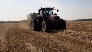 Valtra T151 & McHale Fusion 3 Ruokohelven paalaus