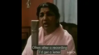 Lata Mangeshkar Recording Memories