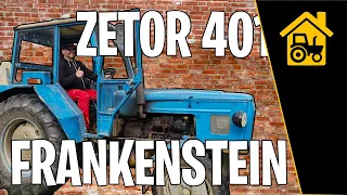 Prohlídka traktor ZETOR 4011 a.k.a. Frankenstein (a moje nová dílna)