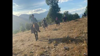 Albania off the beaten path - remote trail ride in the mountains with Caravan Horse Riding Albania