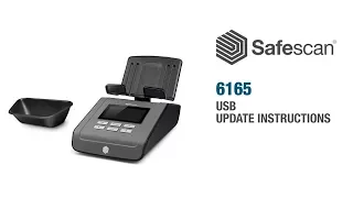 Safescan 6165 USB Update Instructions