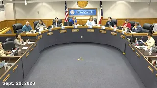 Brownsville ISD: Special Called Board Meeting - September 22, 2023