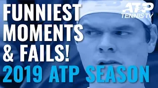 Funny ATP Tennis Moments And Fails 2019! 😂