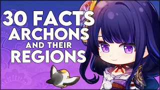 30 Facts About The Three Archons And Their Three Regions - Genshin Impact