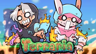 Terraria, But We're Always on Fire