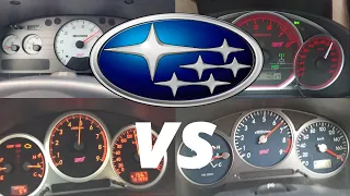 Subaru Impreza WRX STI Acceleration Battle