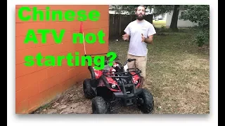 my atv wont start