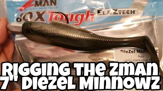 Rigging the Zman 7" Diesel MinnowZ