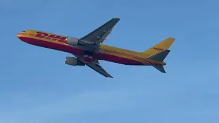 January 2024 LAX plane spotting (747, A380, 777, 787, 767)