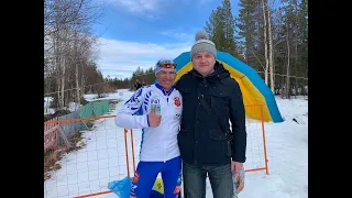 Лыжный марафон 70 км 11 апреля 2021 года в Мончегорске. Ski marathon 70 km April 11,in Monchegorsk.