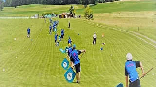 Dangerous Swiss golf baseball hybrid you’ve never heard of - Hornussen