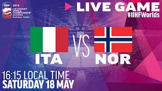 Italy vs. Norway | Full Game | 2019 IIHF Ice Hockey World Championship