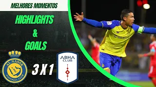 CRISTIANO RONALDO! AL Nassr vs Abha (3-1) | Highlights & Goals | 14/03/2023