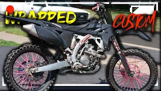 DIRT BIKE GETS WRAPPED IN CARBON FIBER