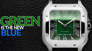 NEW Cartier Santos Green - Hands On Review