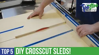 Top 5 DIY Crosscut Sleds! The Best Maker Videos for Your Next Build!