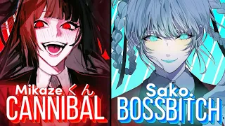 CANNIBAL × BOSS BITCH - Switching Vocals//Nightcore Mashup  COLLABORATION with @Mikaze-Kun (lyrics)