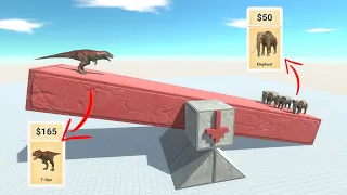 Team 160$ | Who is heaviest in ARBS? - Animal Revolt Battle Simulator