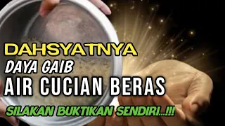 Jangan Sepelekan Dengan Keganasan Air Cucian Beras !! 5 Khasiat Gaib Air Cucian Beras